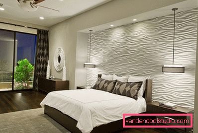 Design moderno della camera da letto
