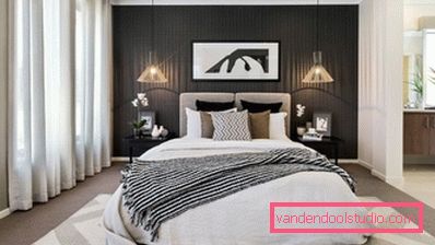 Design moderno della camera da letto