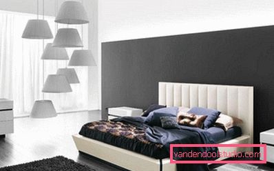 Design moderno della camera da letto