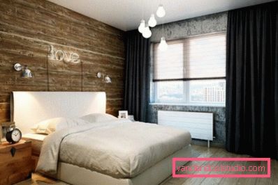 Design moderno della camera da letto