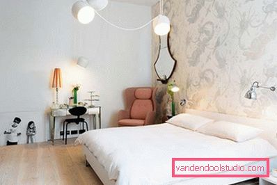 Design moderno della camera da letto