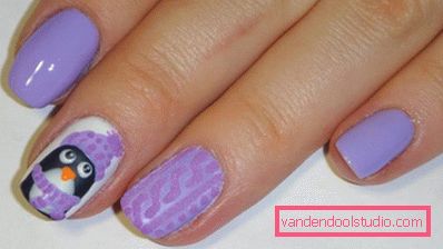 Manicure lavorata a maglia alla moda 2019-2020 anni