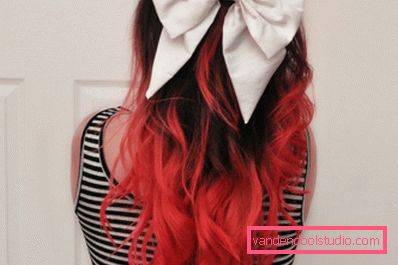 ombre rosse su capelli scuri ombre rosse su capelli scuri