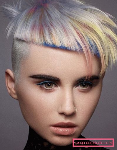 taglio di capelli corto creativo Taglio di capelli corto creativo - tendenza moda 2019