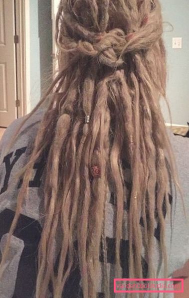 dreadlocks di acconciatura Acconciatura creativa con dreadlocks per donne e uomini - come fare e prendersi cura