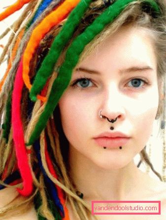 dreadlocks di acconciatura Acconciatura creativa con dreadlocks per donne e uomini - come fare e prendersi cura