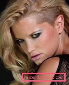 Tagli per capelli da donna con tempia rasata a capelli medi Tagli di capelli femminili creativi con tempie rasate e nuca