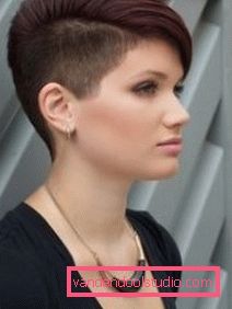 Tagli per capelli da donna con nuca rasata e aste Tagli di capelli femminili creativi con tempie rasate e nuca