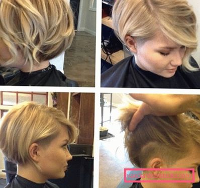 Tagli per capelli da donna con nuca rasata e aste Tagli di capelli femminili creativi con tempie rasate e nuca