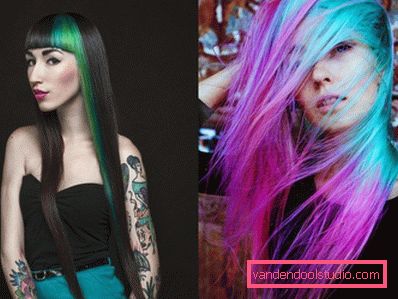 ragazze con i capelli luminosi ragazze con i capelli luminosi
