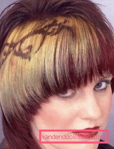 Stencil colorazione creativa dei capelli Colore creativo per capelli 2019 - non passare inosservati