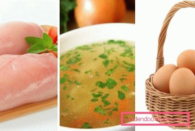 carne, brodo e uova carne, brodo e uova