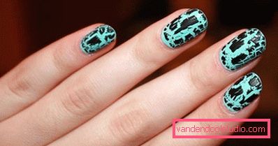 manicure nero menta manicure nero menta