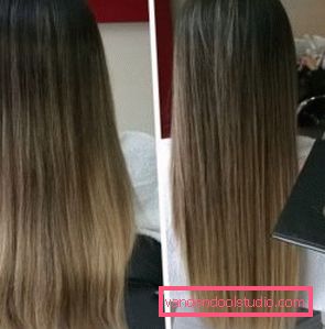 Forbici calde per taglio di capelli - foto prima e dopo la procedura Forbici da taglio a caldo