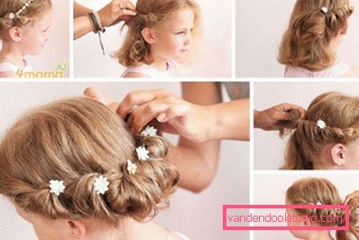Acconciatura facile per una ragazza con i capelli medi