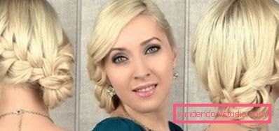 Acconciature per ballo su capelli medi Acconciature leggere e belle per ballo per capelli medi