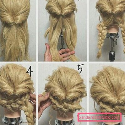 Acconciature leggere e belle per ballo per capelli medi