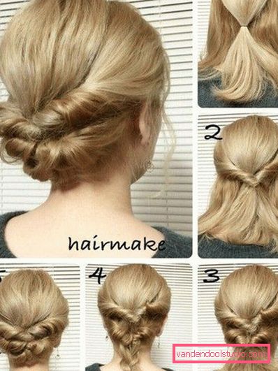 Acconciature leggere e belle per ballo per capelli medi