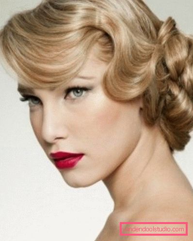 Acconciature per ballo su capelli medi Acconciature leggere e belle per ballo per capelli medi