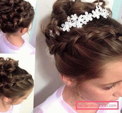 Acconciature per ballo su capelli medi Acconciature leggere e belle per ballo per capelli medi