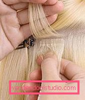 Nastro estensioni dei capelli