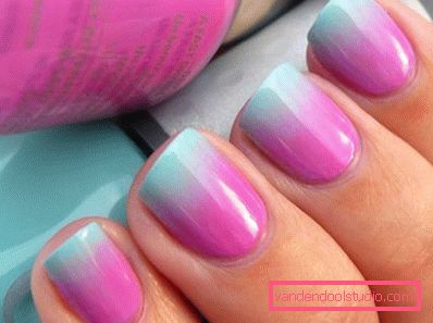 nail art bluastro-lilla nail art bluastro-lilla