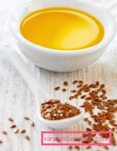Olio di semi di lino per capelli