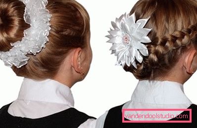 Le migliori pettinature per il 1 ° settembre per le ragazze