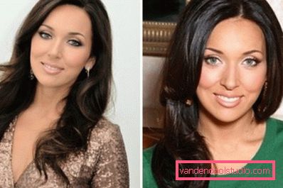 cantante di trucco naturale