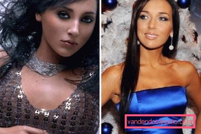 diversi stili nel trucco dell'artista