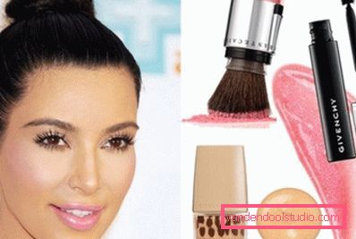 Kim con il trucco rosa Kim con il trucco rosa