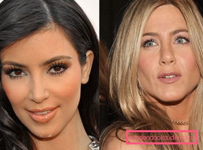 Kim Kardashian e Jennifer Aniston Kim Kardashian e Jennifer Aniston