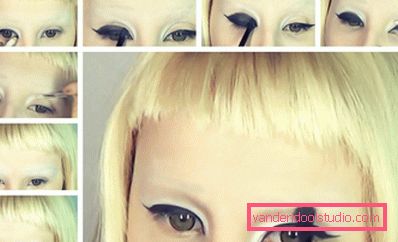 schema di applicazione del trucco - prima fase