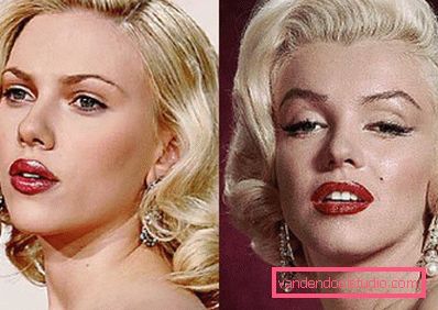 Scarlett Johansen nell'immagine della famosa bionda