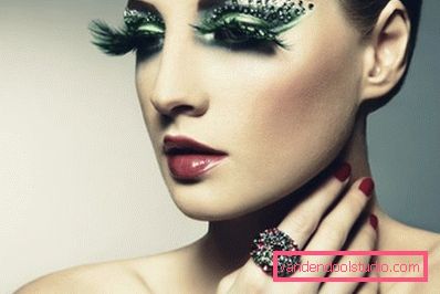 trucco lussuoso con cristalli trucco lussuoso con cristalli
