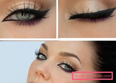 trucco con ombre e eyeliner trucco con ombre e eyeliner