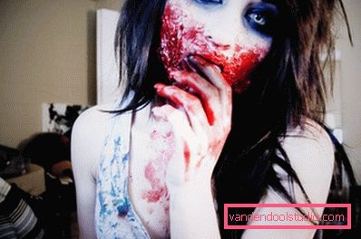 ragazza con zombie compensare per halloween ragazza con zombie compensare per halloween