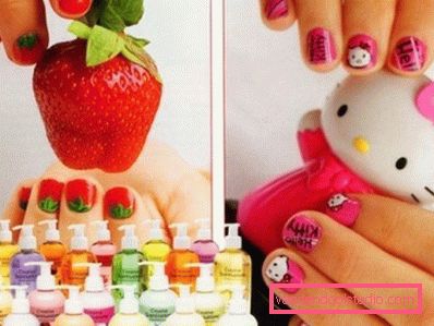 disegno di fragola e gattino