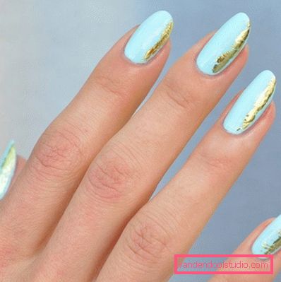 Bella manicure sulle unghie affilate 2019-2020