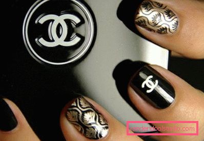unghie artistiche su unghie Chanel unghie artistiche su unghie Chanel