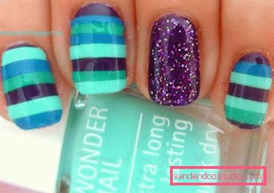 nail art a strisce luminose nail art a strisce luminose