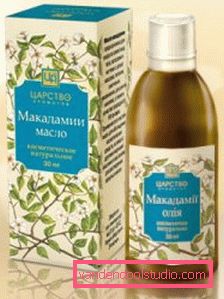 Olio di macadamia per capelli