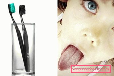 massaggiando con uno spazzolino da denti massaggiando con uno spazzolino da denti