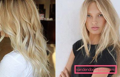 Evidenziando i capelli biondi - tendenze della moda e foto