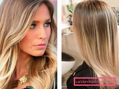 Evidenziando i capelli biondi - tendenze della moda e foto