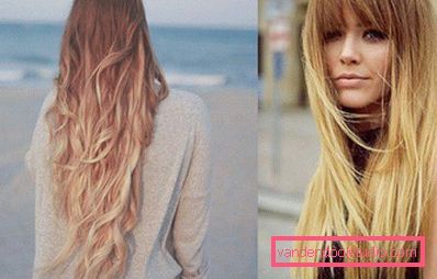 Evidenziando i capelli biondi - tendenze della moda e foto
