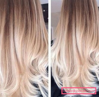 Evidenziando i capelli biondi - tendenze della moda e foto
