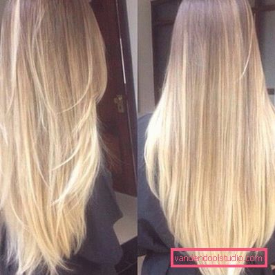 Evidenziando i capelli biondi - tendenze della moda e foto