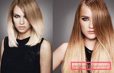 Evidenziando i capelli biondi - tendenze della moda e foto