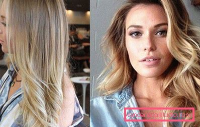 Evidenziando i capelli biondi - tendenze della moda e foto